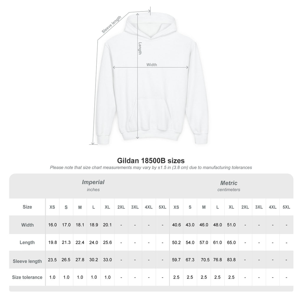 10PMV Rose Youth Hoodie (Red)