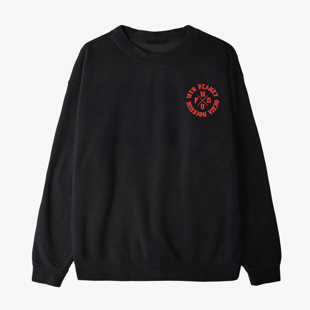 10PMV Stronger Together Crew Neck Sweater (Black)