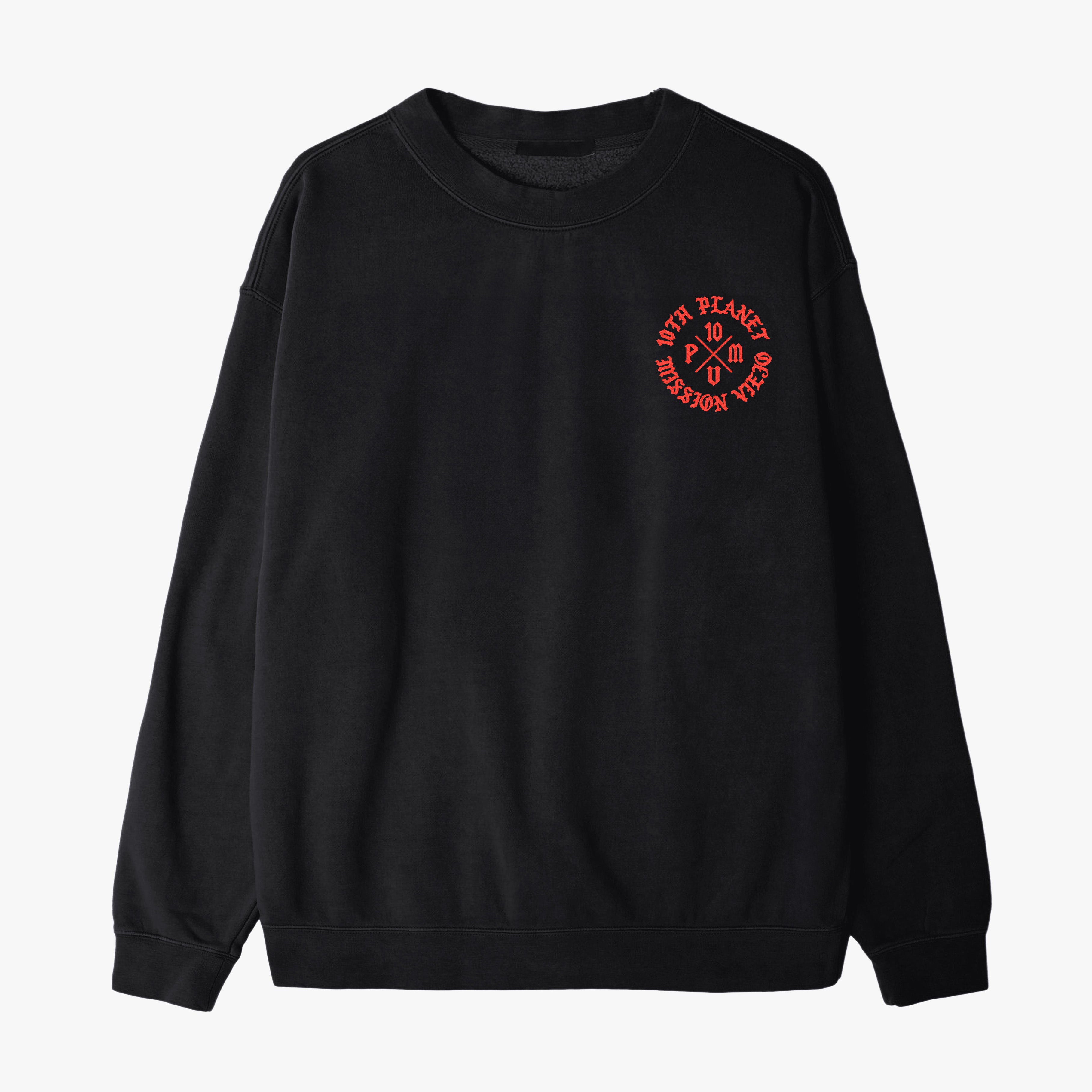 10PMV Stronger Together Crew Neck Sweater (Black)