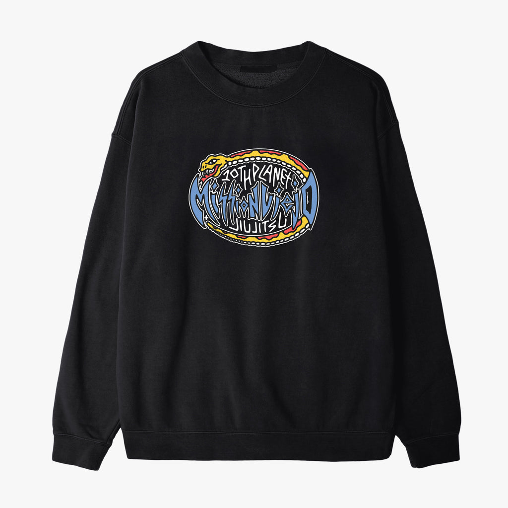 10PMV Snake Crew Neck Sweater (Black)