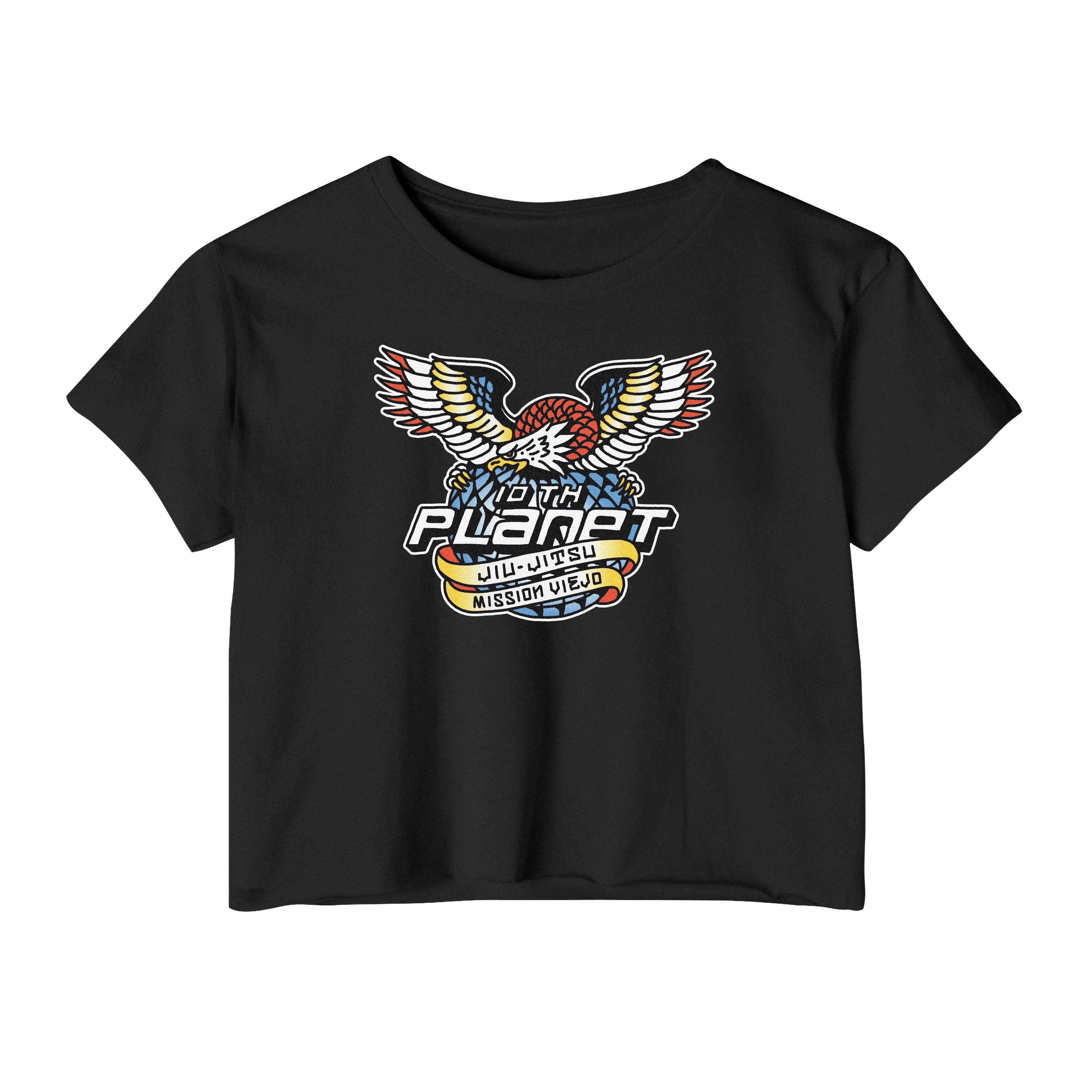 10PMV Eagle Cropped Tee (Black)