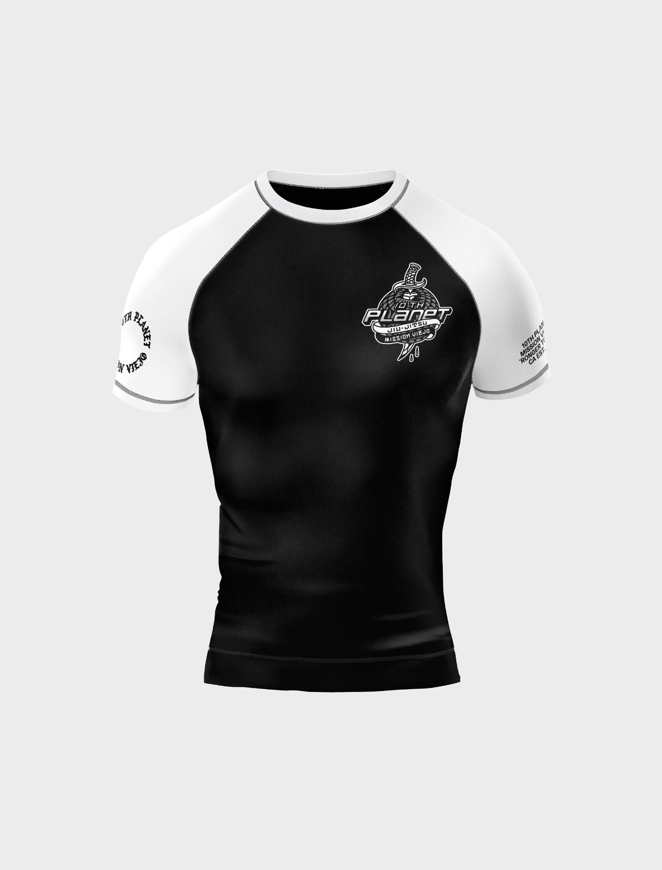 Dagger 2.0 Rashguard (Short Sleeve) (White) (All Sizes)