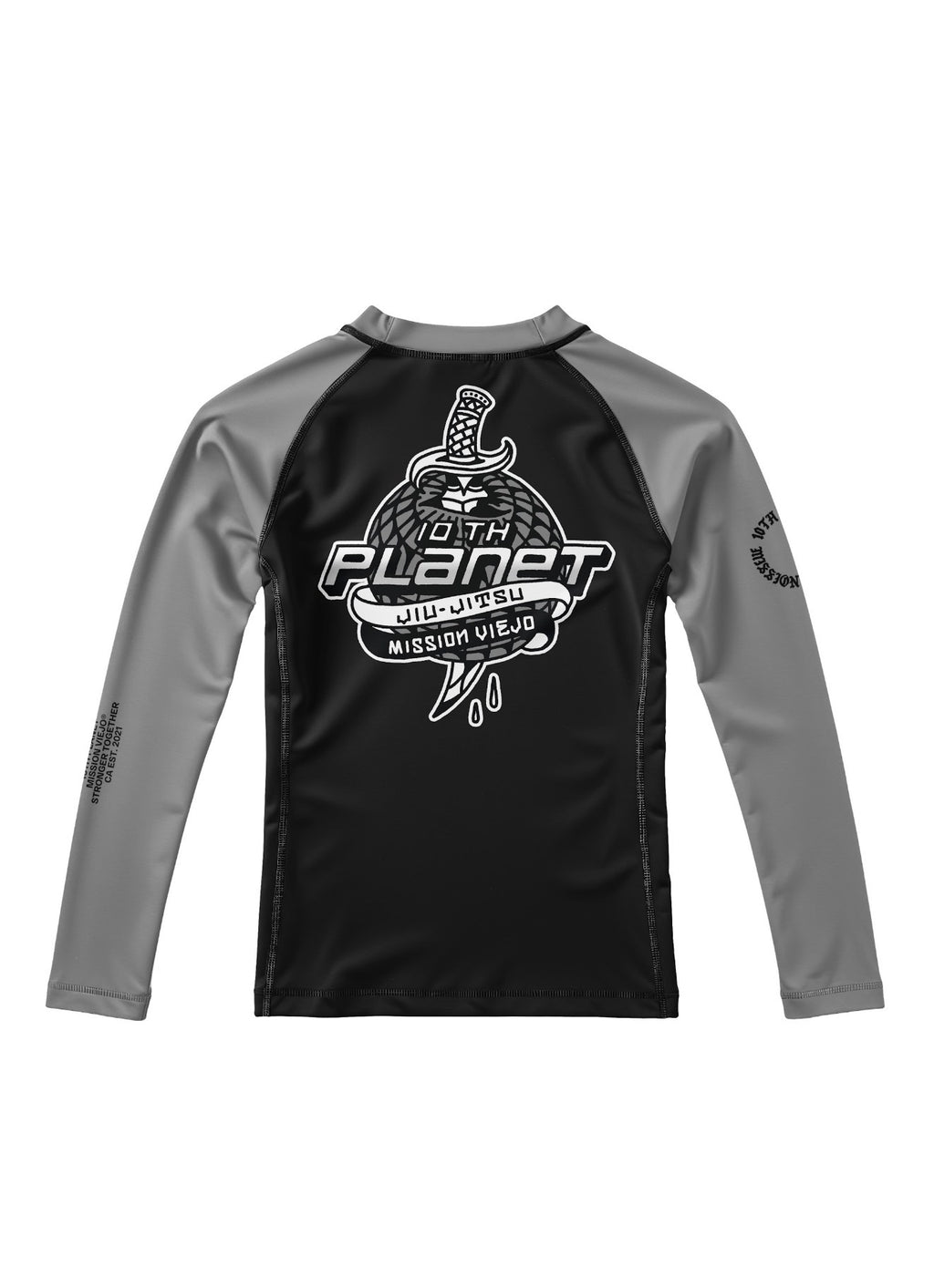 Dagger 2.0 Rashguard (Long Sleeve) (Gray) (All Sizes)