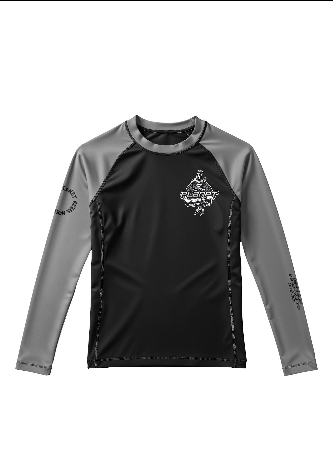 Dagger 2.0 Rashguard (Long Sleeve) (Gray) (All Sizes)